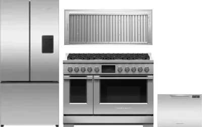 4 Piece Package Includes Refrigerator, Range, Hood And Dishwasher